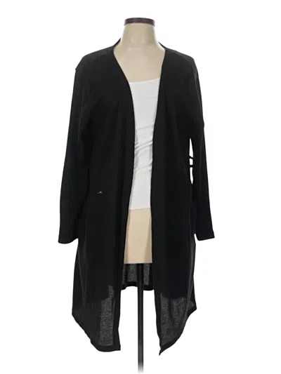 Pre-owned Ekouaer Cardigan Sweater In Black