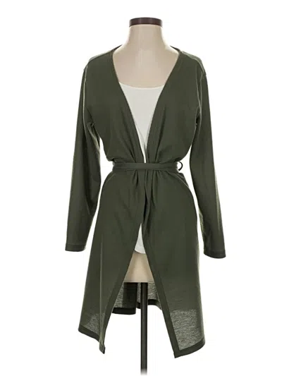 Pre-owned Ekouaer Cardigan Sweater In Green