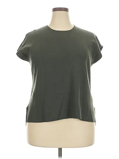Pre-owned Ekouaer Cardigan Sweater In Green