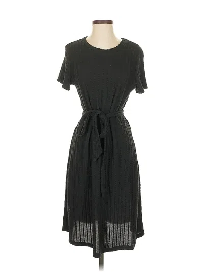 Pre-owned Ekouaer Casual Dress In Black