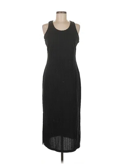Pre-owned Ekouaer Casual Dress In Black
