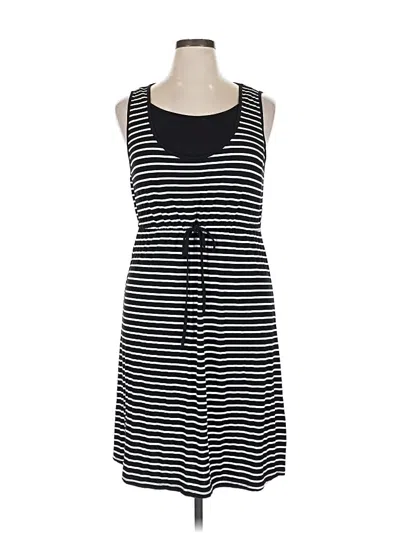 Pre-owned Ekouaer Casual Dress In Black
