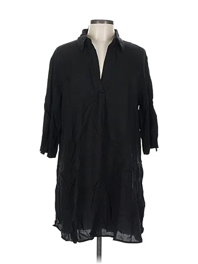Pre-owned Ekouaer Casual Dress In Black