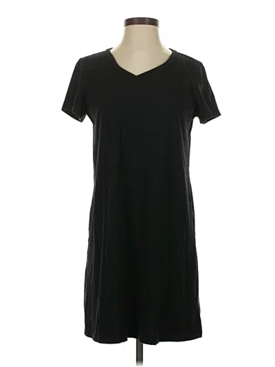 Pre-owned Ekouaer Casual Dress In Black