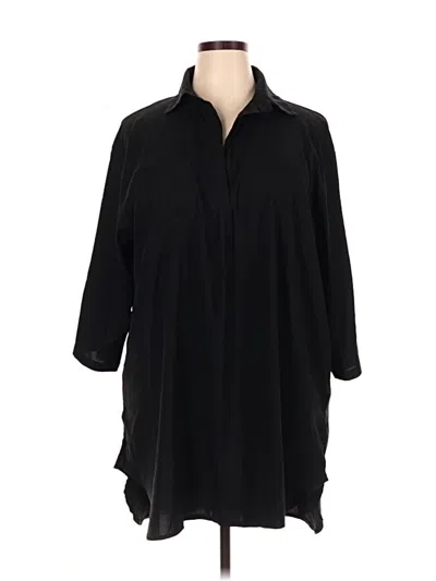 Pre-owned Ekouaer Casual Dress In Black