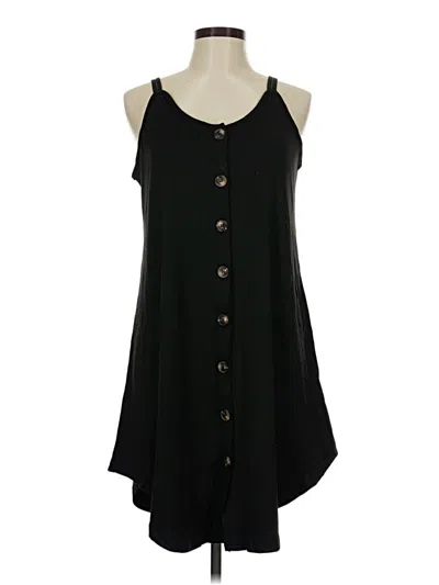 Pre-owned Ekouaer Casual Dress In Black