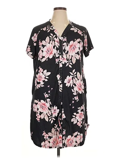 Pre-owned Ekouaer Casual Dress In Black