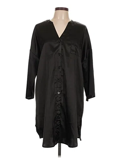 Pre-owned Ekouaer Casual Dress In Black
