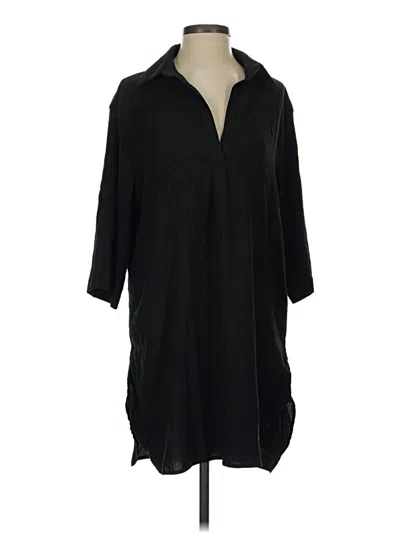 Pre-owned Ekouaer Casual Dress In Black