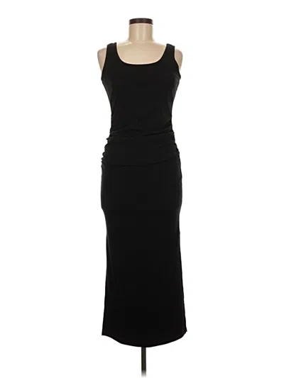 Pre-owned Ekouaer Casual Dress In Black