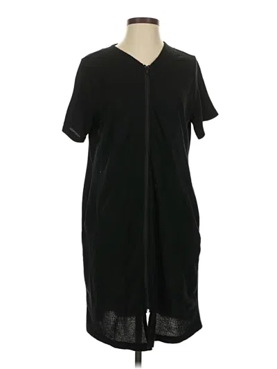 Pre-owned Ekouaer Casual Dress In Black