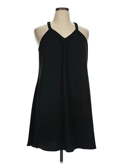 Pre-owned Ekouaer Casual Dress In Black