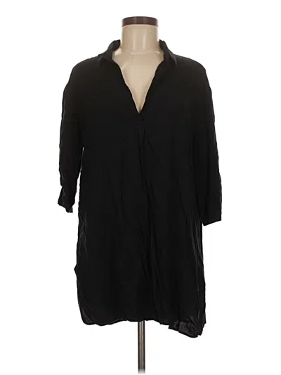 Pre-owned Ekouaer Casual Dress In Black