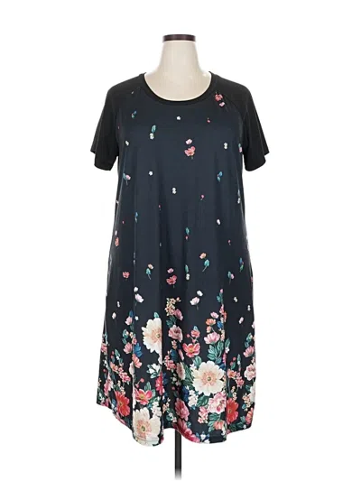 Pre-owned Ekouaer Casual Dress In Black