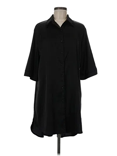 Pre-owned Ekouaer Casual Dress In Black