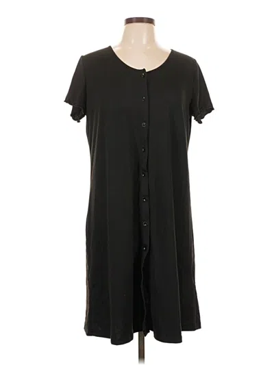 Pre-owned Ekouaer Casual Dress In Black