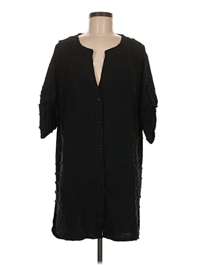 Pre-owned Ekouaer Casual Dress In Black