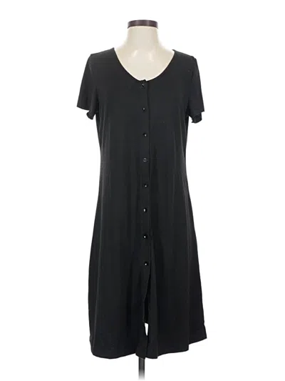 Pre-owned Ekouaer Casual Dress In Black
