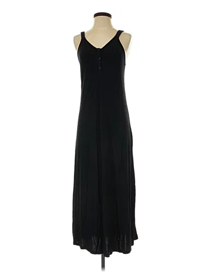 Pre-owned Ekouaer Casual Dress In Black