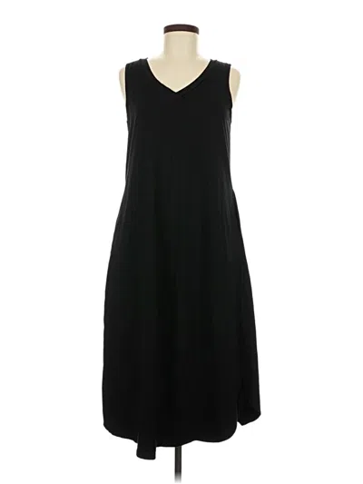 Pre-owned Ekouaer Casual Dress In Black