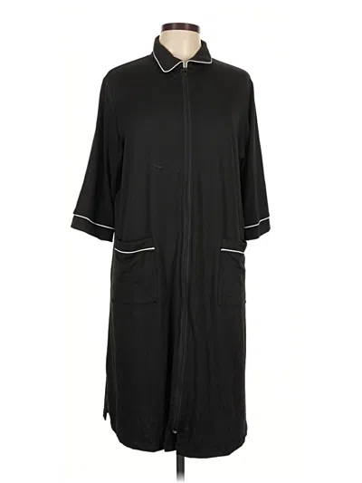 Pre-owned Ekouaer Casual Dress In Black