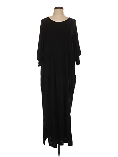Pre-owned Ekouaer Casual Dress In Black