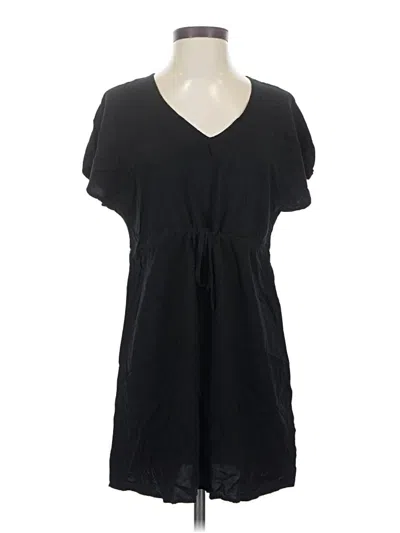 Pre-owned Ekouaer Casual Dress In Black