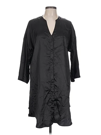 Pre-owned Ekouaer Casual Dress In Black