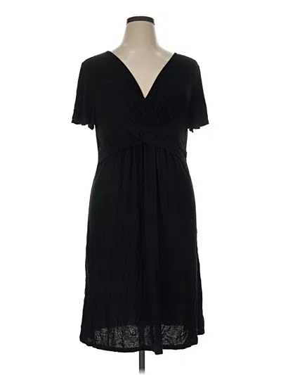 Pre-owned Ekouaer Casual Dress In Black