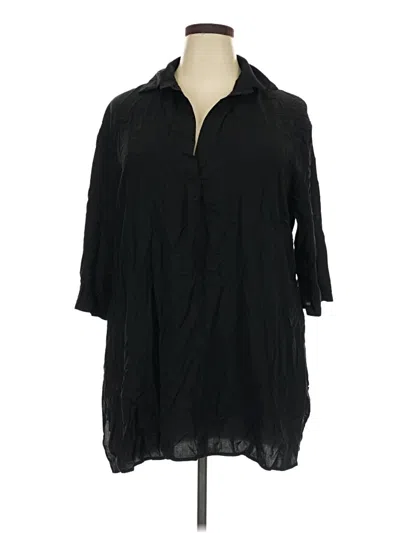 Pre-owned Ekouaer Casual Dress In Black