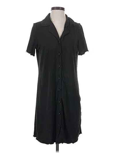 Pre-owned Ekouaer Casual Dress In Black