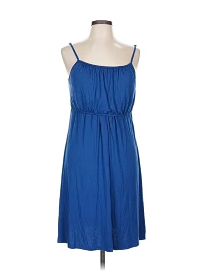 Pre-owned Ekouaer Casual Dress In Blue