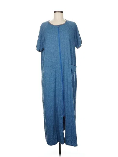 Pre-owned Ekouaer Casual Dress In Blue