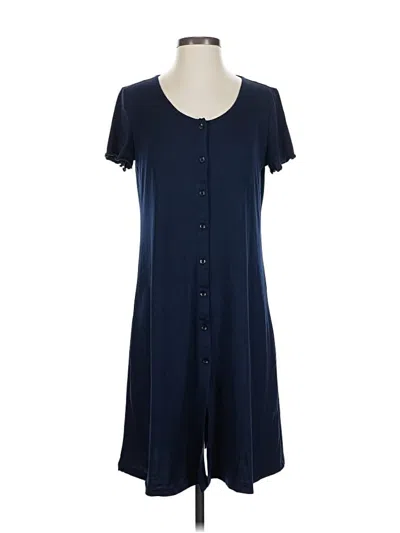 Pre-owned Ekouaer Casual Dress In Blue