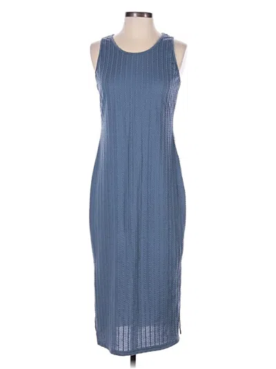 Pre-owned Ekouaer Casual Dress In Blue