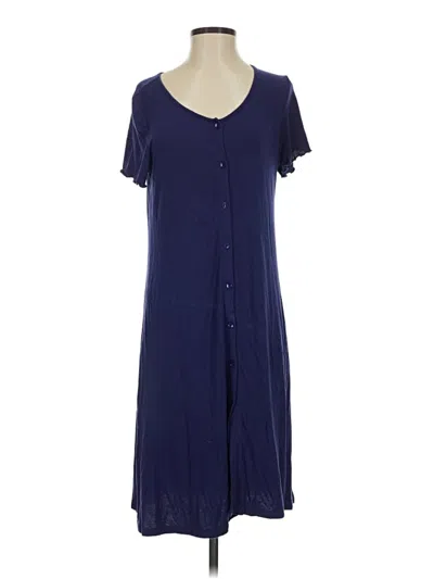 Pre-owned Ekouaer Casual Dress In Blue