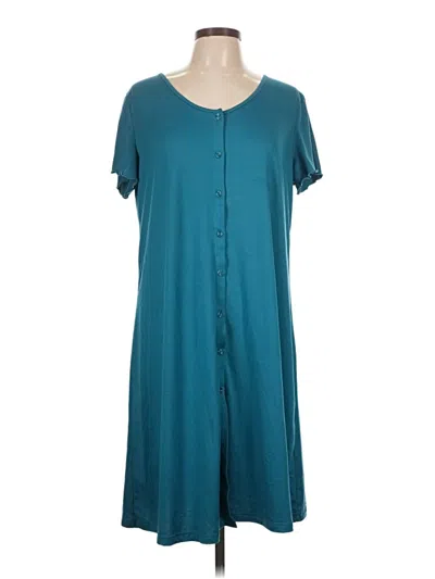 Pre-owned Ekouaer Casual Dress In Blue