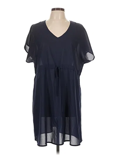 Pre-owned Ekouaer Casual Dress In Blue