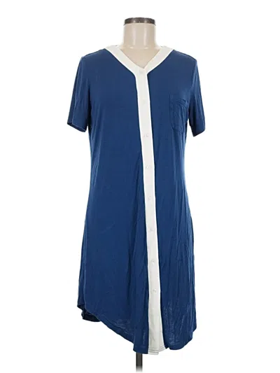 Pre-owned Ekouaer Casual Dress In Blue