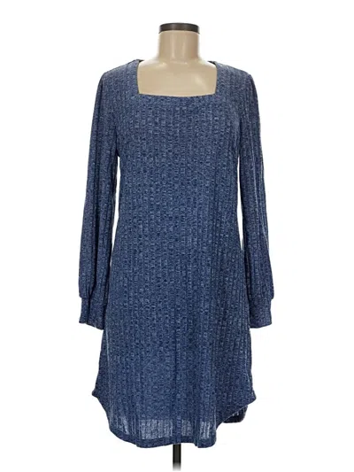 Pre-owned Ekouaer Casual Dress In Blue