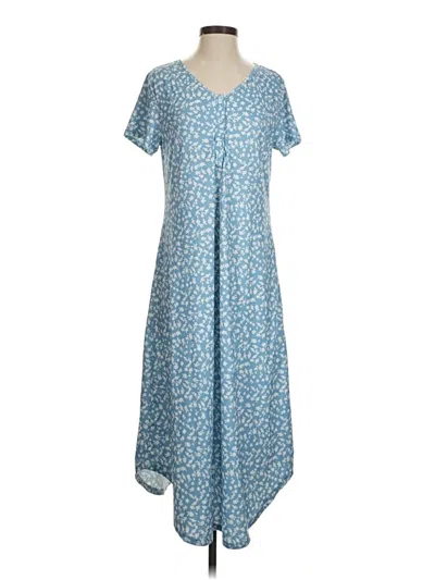 Pre-owned Ekouaer Casual Dress In Blue