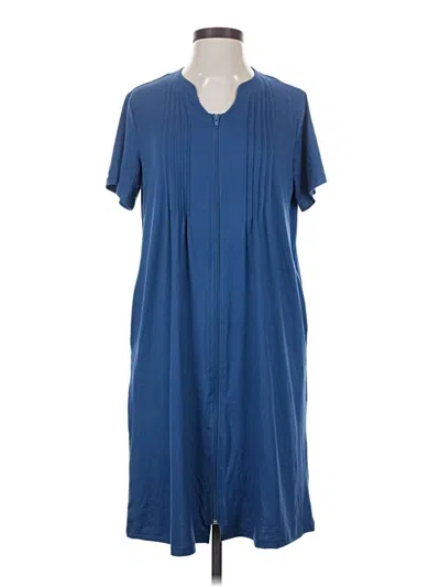 Pre-owned Ekouaer Casual Dress In Blue