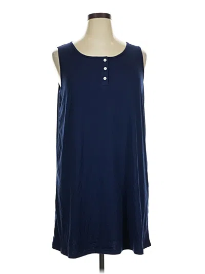 Pre-owned Ekouaer Casual Dress In Blue