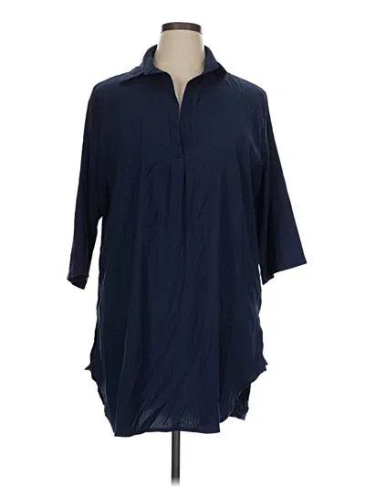 Pre-owned Ekouaer Casual Dress In Blue