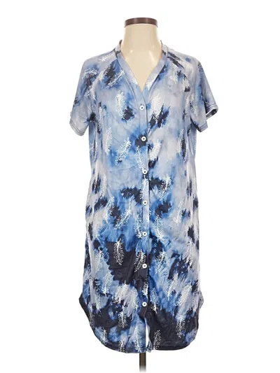 Pre-owned Ekouaer Casual Dress In Blue