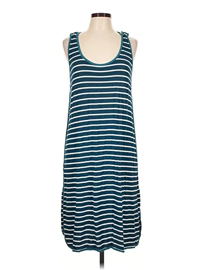 Pre-owned Ekouaer Casual Dress In Blue