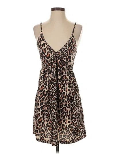 Pre-owned Ekouaer Casual Dress In Brown