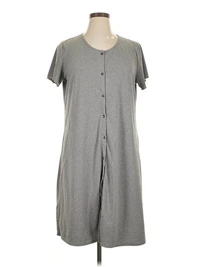 Pre-owned Ekouaer Casual Dress In Gray