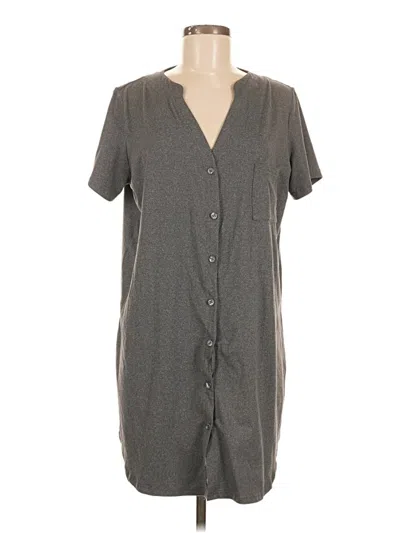 Pre-owned Ekouaer Casual Dress In Gray
