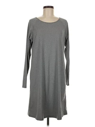 Pre-owned Ekouaer Casual Dress In Gray